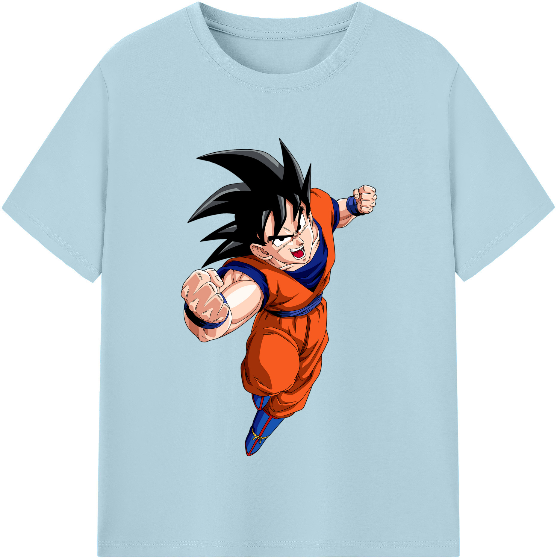 （画像用） ドラゴンボール 孫悟空（そん ごくう）Son Goku カカロット DRAGON BALL Kakarotto 綿100％半袖Tシャツ（フロントプリント）